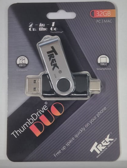 TREKS Dual Drive USB 3.1 Type-C Flash Drive – 32GB – Casco Educational ...